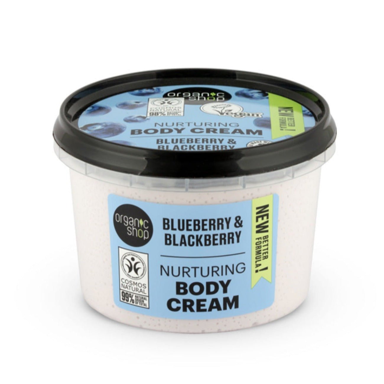 Blueberry and Blackberry Nurturing Body Cream 250 ml - Eco Natural Products - Organic Shop - Body Cream