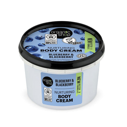Blueberry and Blackberry Nurturing Body Cream 250 ml - Organic Shop - Body Cream - Eco Natural Products