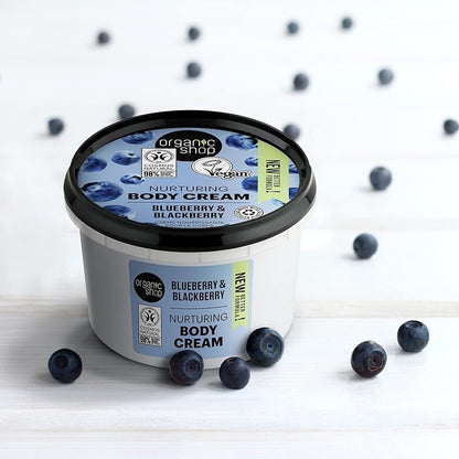 Blueberry and Blackberry Nurturing Body Cream 250 ml - Organic Shop - Body Cream - Eco Natural Products