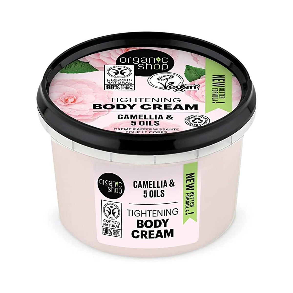 Body Cream Japanese Camellia Camellia & 5 Oils 250ml - Organic Shop - Body Cream - Eco Natural Products