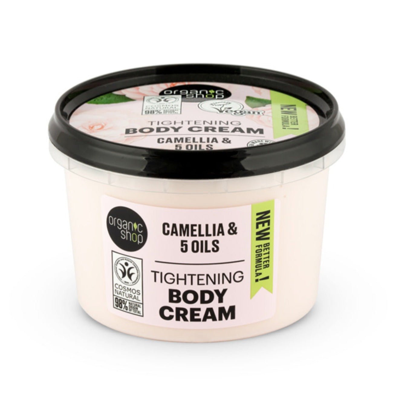 Body Cream Japanese Camellia Camellia & 5 Oils 250ml - Organic Shop - Body Cream - Eco Natural Products