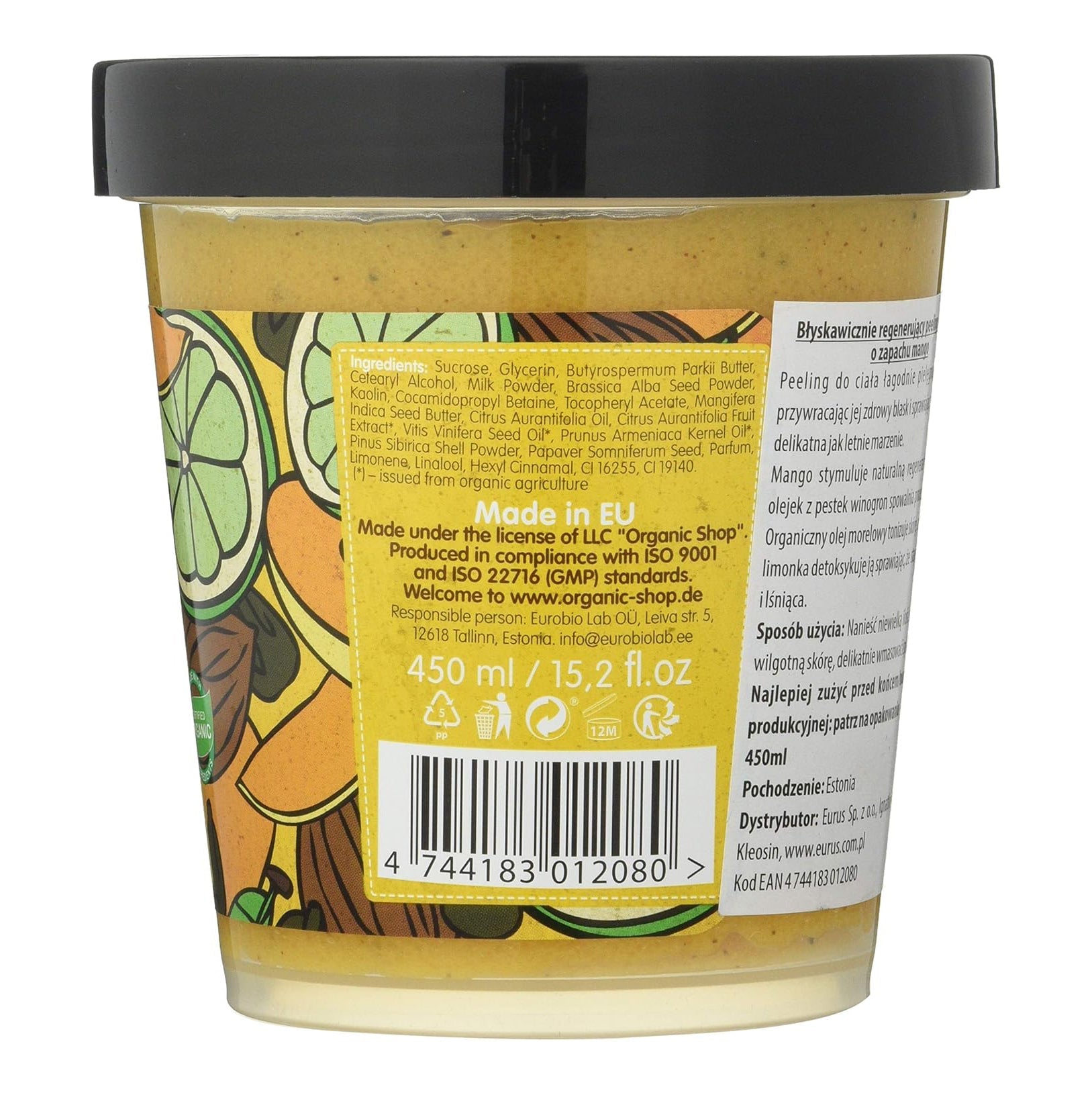 Body Desserts Mango Sugar Sorbet Body Scrub 450ml - Eco Natural Products - Organic Shop - Body Scrub