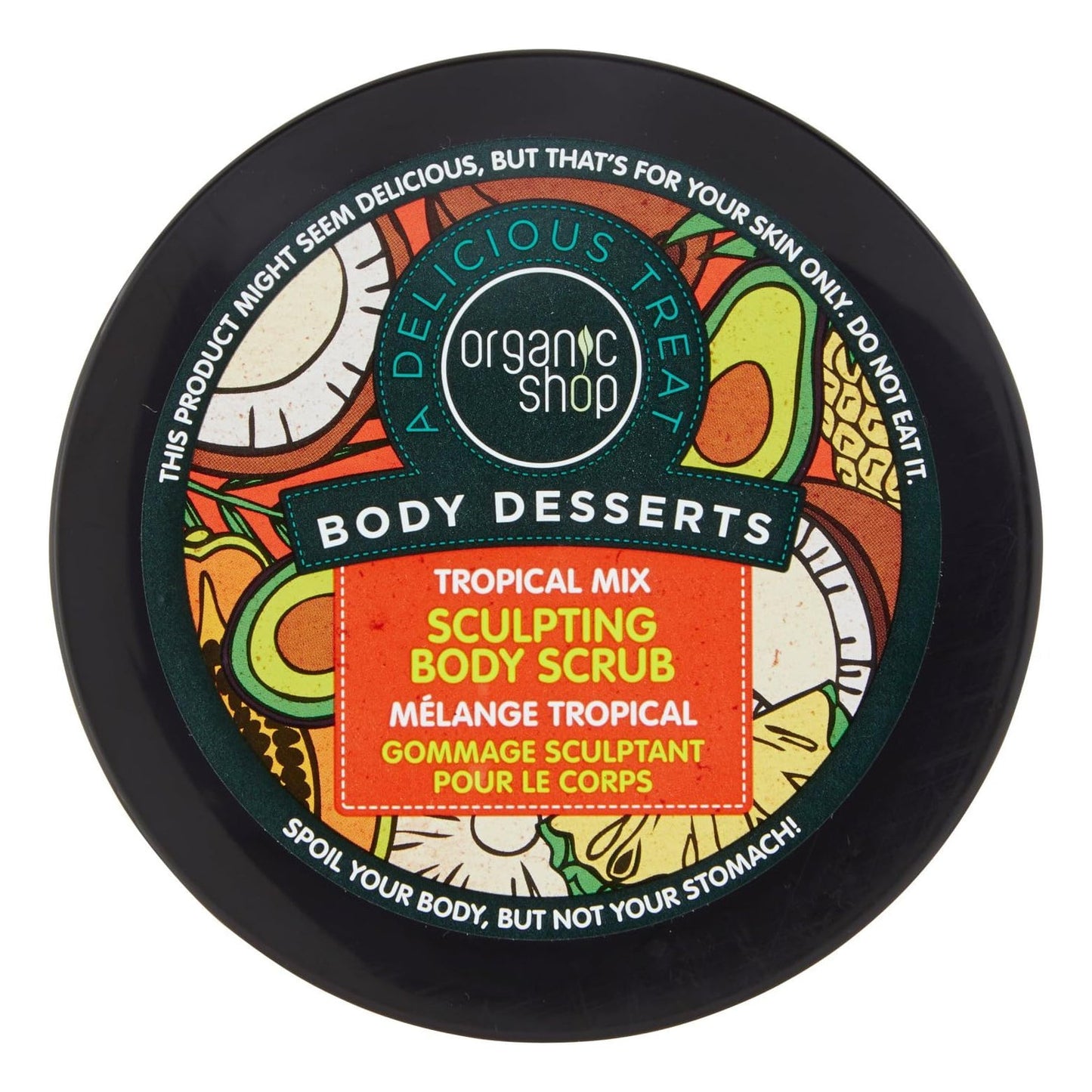 Body Desserts Sculpting Body Scrub Tropical Mix 450ml - Organic Shop - Body Scrub - Eco Natural Products