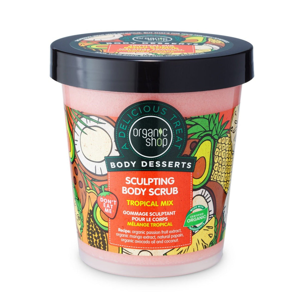 Body Desserts Sculpting Body Scrub Tropical Mix 450ml - Organic Shop - Body Scrub - Eco Natural Products