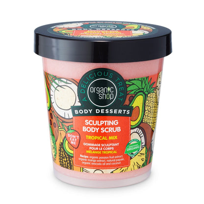 Body Desserts Sculpting Body Scrub Tropical Mix 450ml - Organic Shop - Body Scrub - Eco Natural Products
