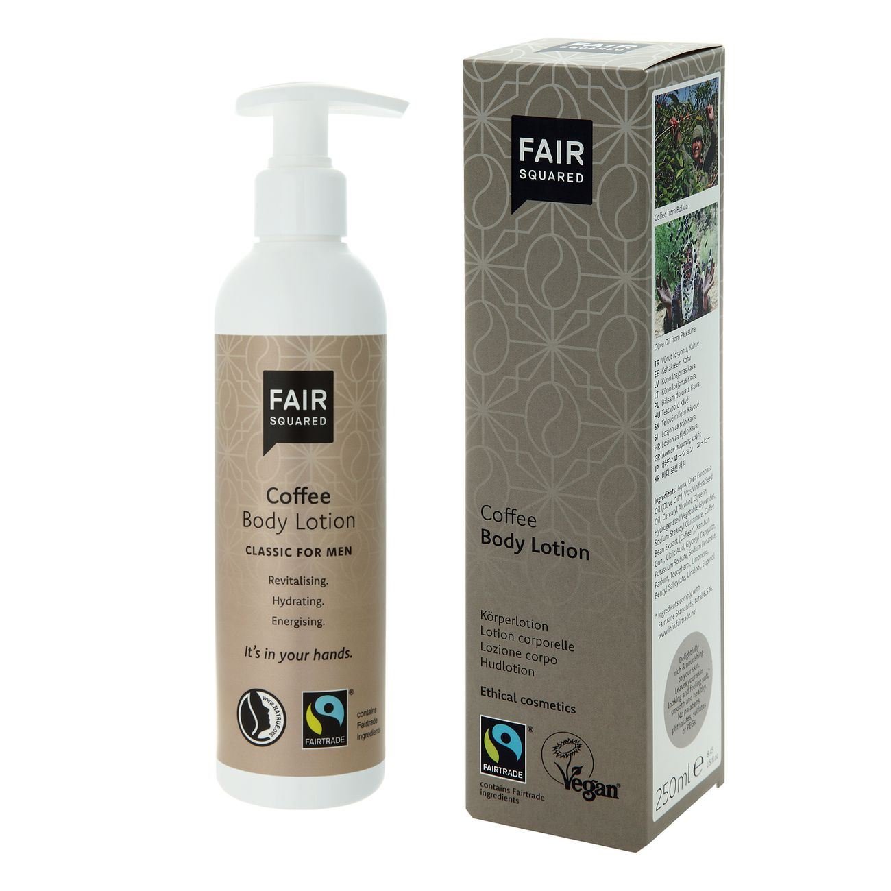 Body Lotion Coffee 250ml - Fair Squared - Body Lotion - Eco Natural Products