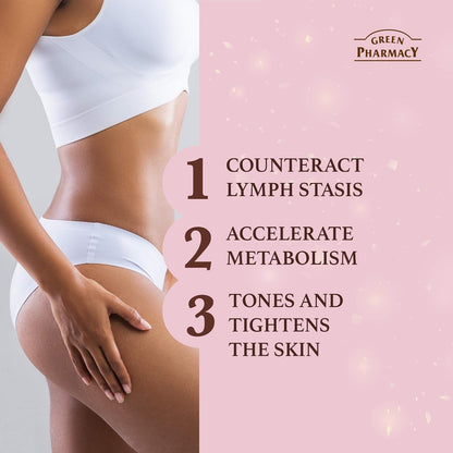 Body Massage Oil Anti Cellulite 200ml - Green Pharmacy - Body Moisturizer - Eco Natural Products