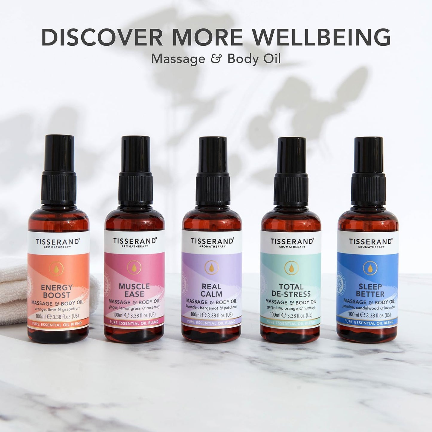 Body Massage Oil Muscle Ease 100ml - Tisserand - Massage And Body Oil - Eco Natural Products