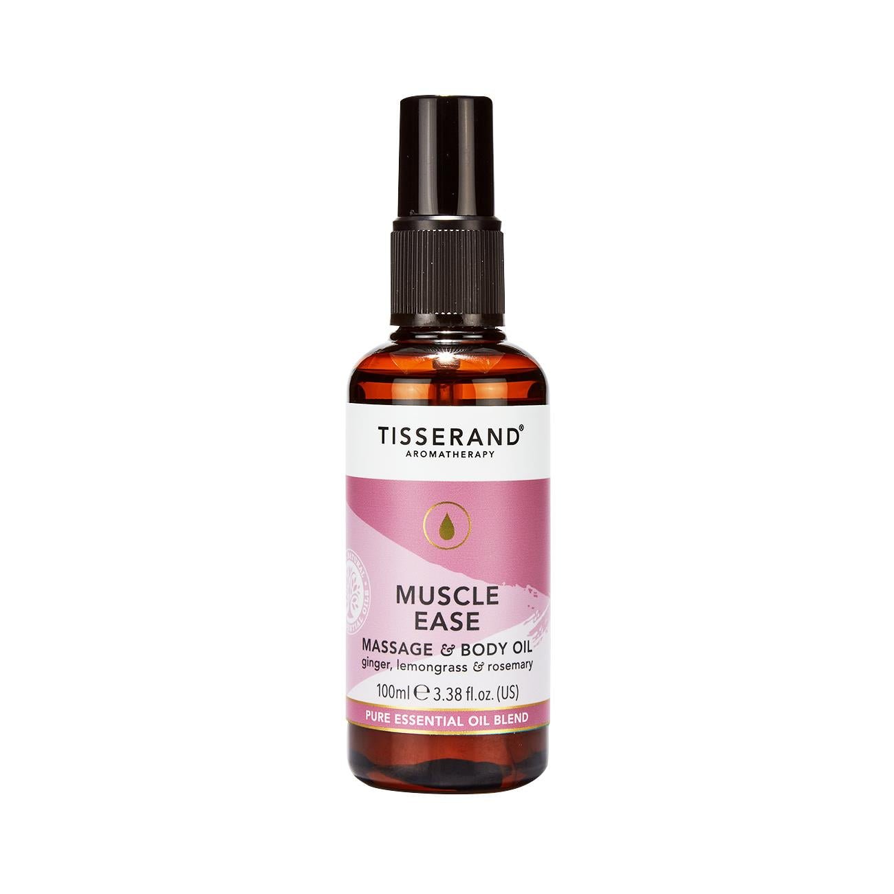 Body Massage Oil Muscle Ease 100ml - Eco Natural Products - Tisserand - Massage And Body Oil