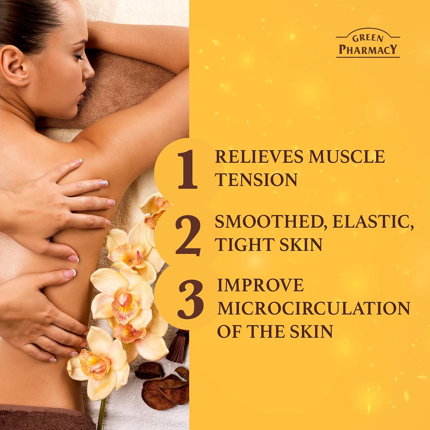 Body Massage Oil Warming 200ml - Green Pharmacy - Body Moisturizer - Eco Natural Products