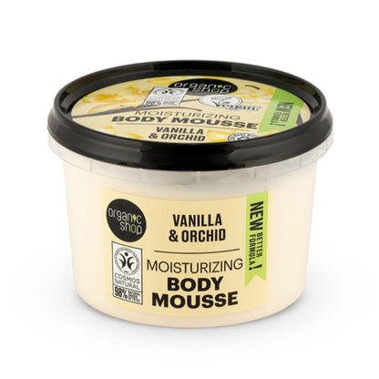Body Mousse Bourbon Vanilla Vanilla & Orchid 250ml - Organic Shop - Body Mousse - Eco Natural Products