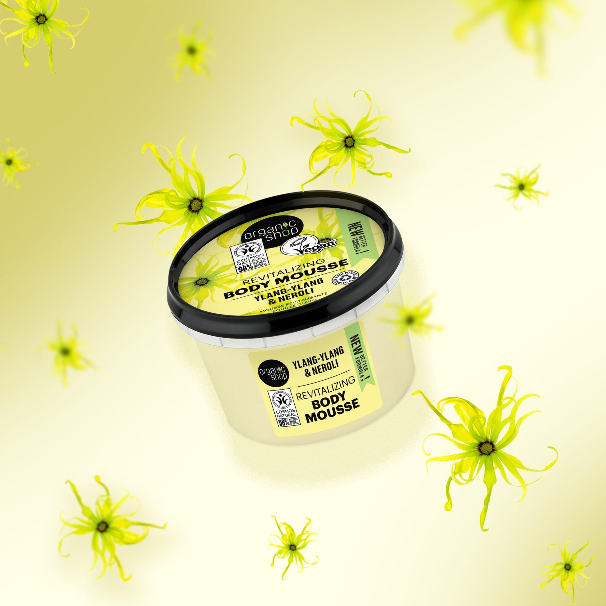 Body Mousse Ylang Ylang & Neroli 250ml - Organic Shop - Body Mousse - Eco Natural Products