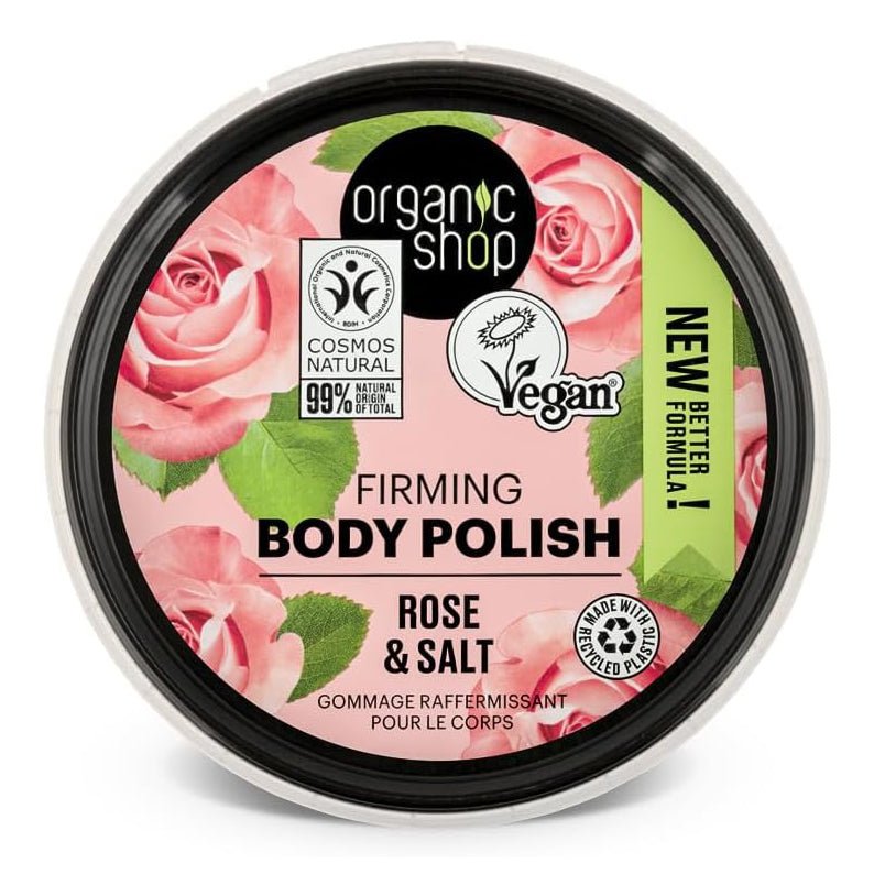 Body Polish Rose and Salt 250ml - Organic Shop - Body Polish - Eco Natural Products