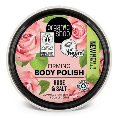 Body Polish Rose and Salt 250ml - Organic Shop - Body Polish - Eco Natural Products