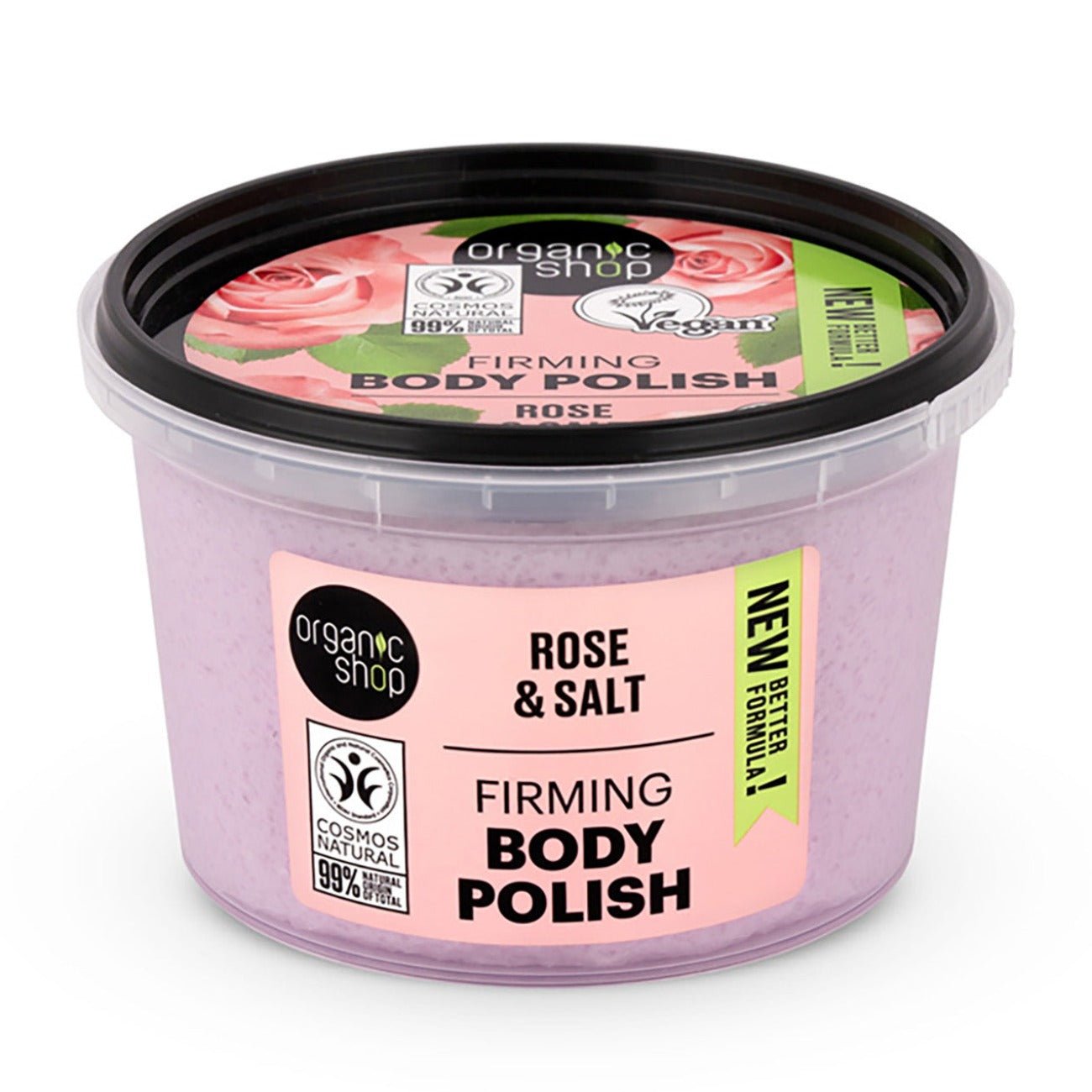 Body Polish Rose and Salt 250ml - Organic Shop - Body Polish - Eco Natural Products