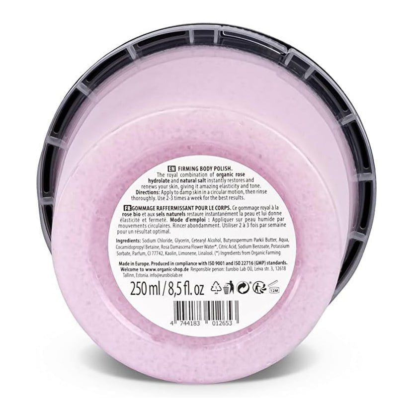 Body Polish Rose and Salt 250ml - Organic Shop - Body Polish - Eco Natural Products