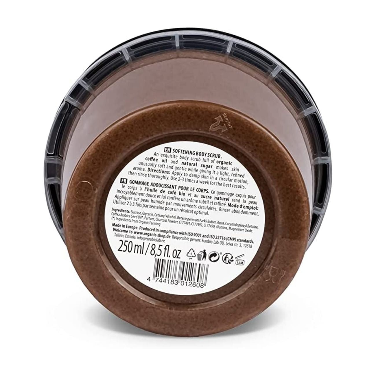 Body Scrub Brazilian Coffee and Sugar 250ml - Organic Shop - Body Scrub - Eco Natural Products