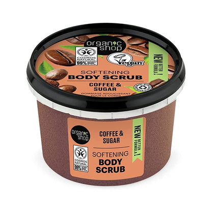 Body Scrub Brazilian Coffee and Sugar 250ml - Organic Shop - Body Scrub - Eco Natural Products