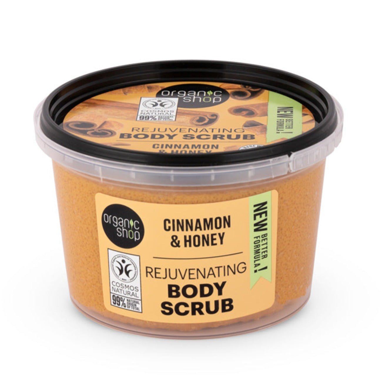 Body Scrub Cinnamon and Honey 250ml - Eco Natural Products - Organic Shop - Body Scrub