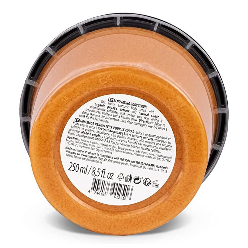 Body Scrub Juicy Papaya and Sugar 250ml - Organic Shop - Body Scrub - Eco Natural Products