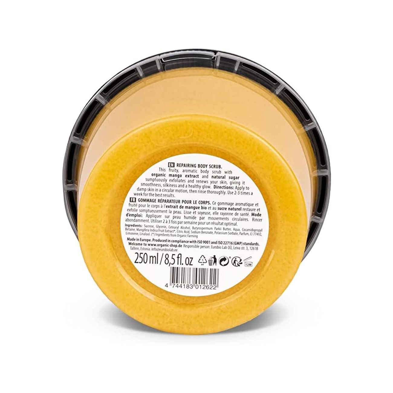 Body Scrub Kenyan Mango and Sugar 250ml - Organic Shop - Body Scrub - Eco Natural Products