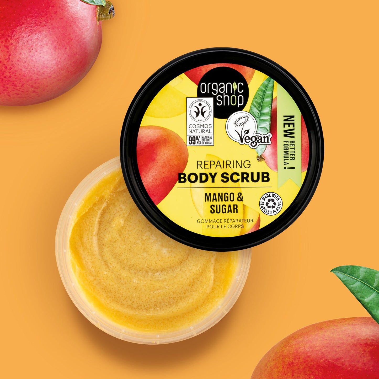 Body Scrub Kenyan Mango and Sugar 250ml - Organic Shop - Body Scrub - Eco Natural Products
