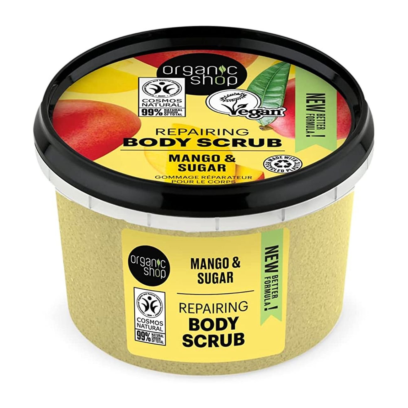 Body Scrub Kenyan Mango and Sugar 250ml - Eco Natural Products - Organic Shop - Body Scrub