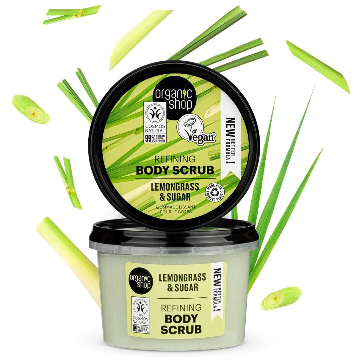 Body Scrub Provence Lemongrass and Sugar 250ml - Eco Natural Products - Organic Shop - Body Scrub