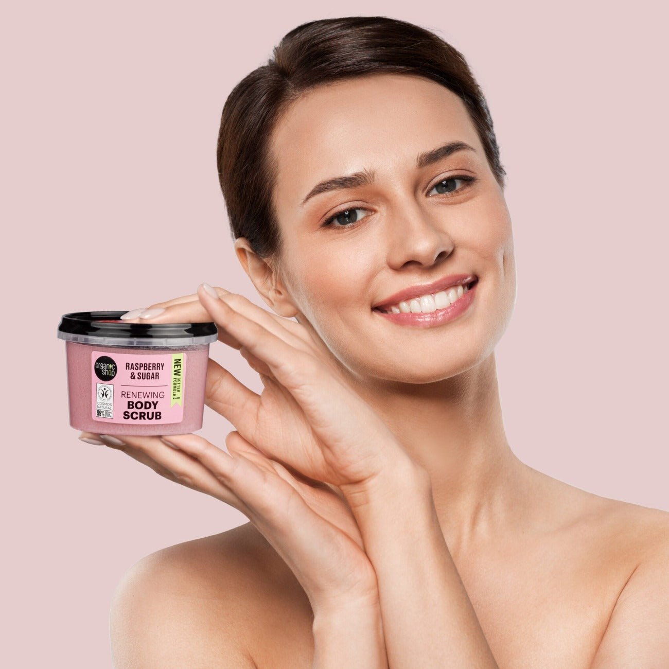 Body Scrub Raspberry Cream and Sugar 250ml - Organic Shop - Body Scrub - Eco Natural Products