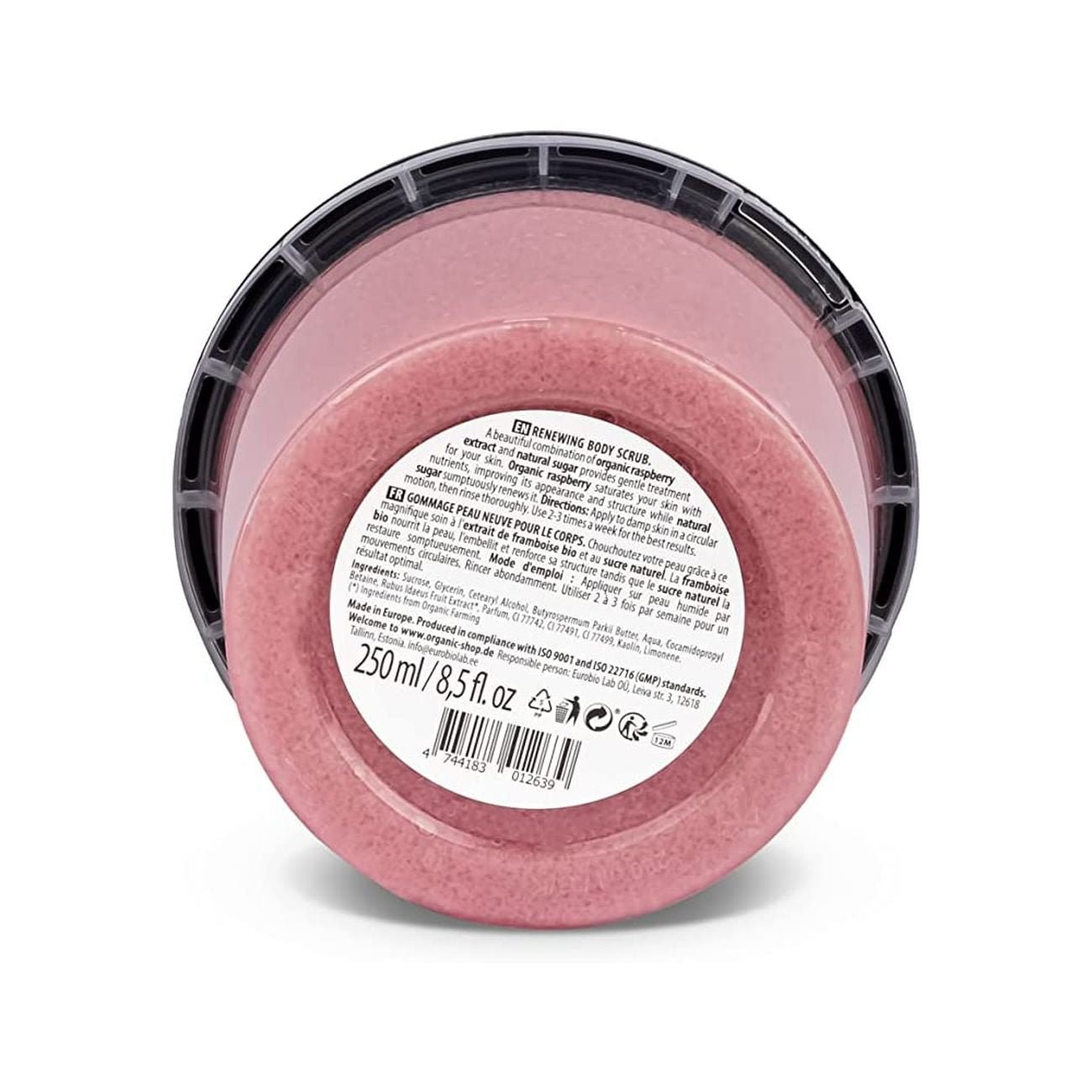 Body Scrub Raspberry Cream and Sugar 250ml - Organic Shop - Body Scrub - Eco Natural Products