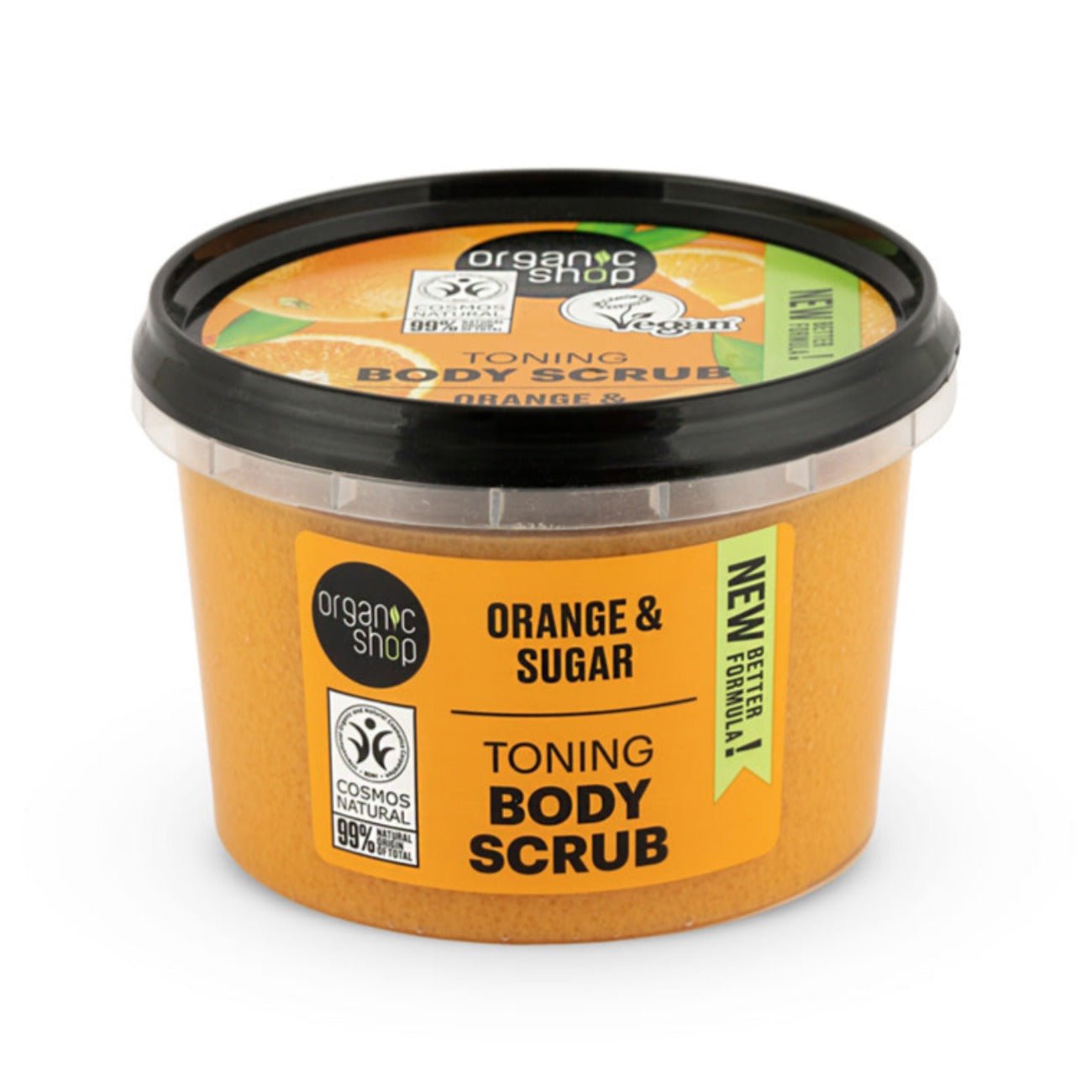 Body Scrub Sicilian Orange and Sugar 250ml - Eco Natural Products - Organic Shop - Body Scrub