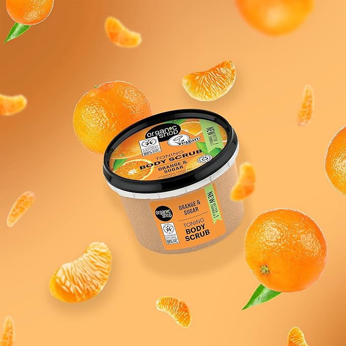 Body Scrub Sicilian Orange and Sugar 250ml - Eco Natural Products - Organic Shop - Body Scrub