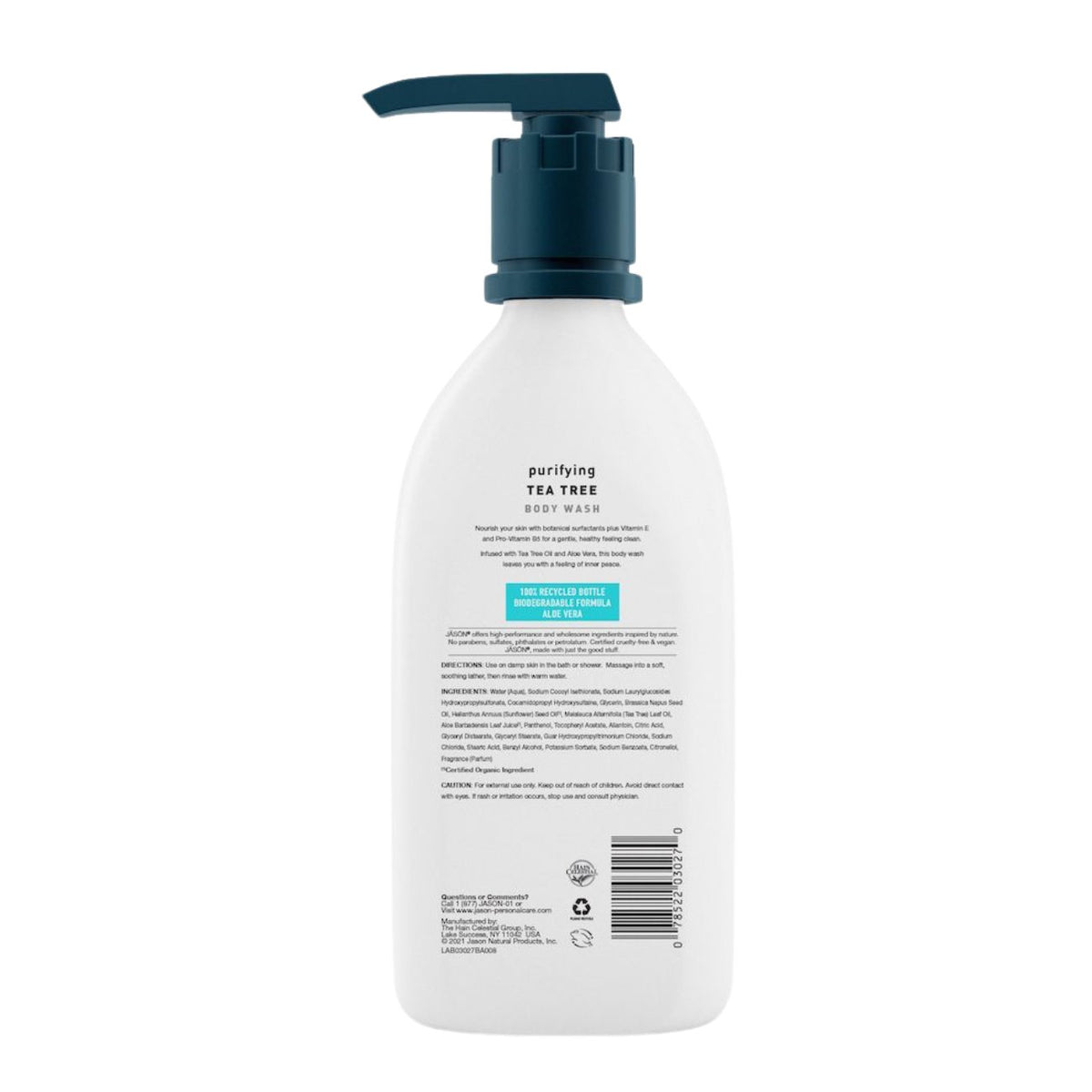 Body Wash Purifying Tea Tree 887ml - Jason - Body Wash - Eco Natural Products