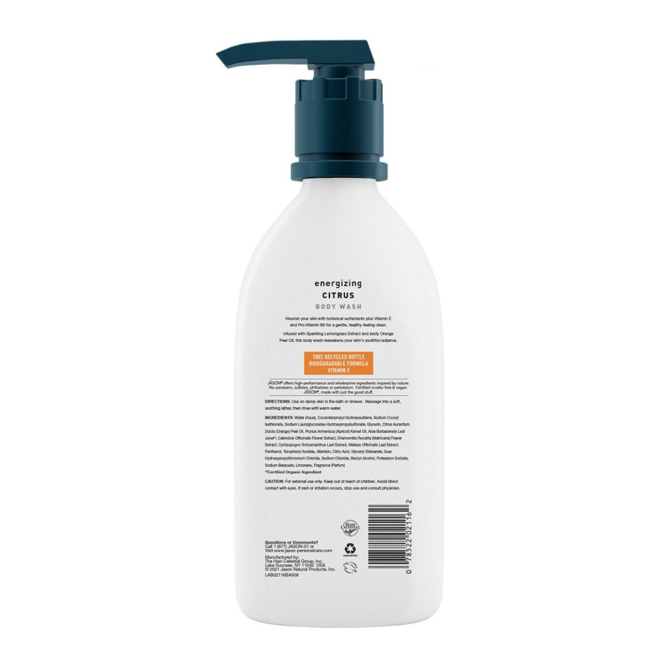 Body Wash Revitalizing Citrus 887ml - Jason - Body Wash - Eco Natural Products