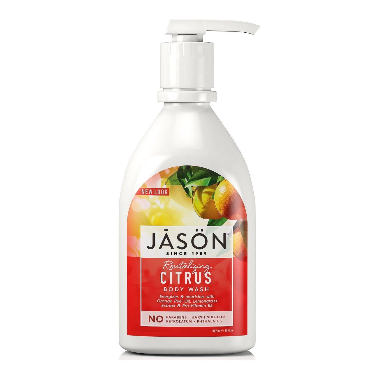 Body Wash Revitalizing Citrus 887ml - Jason - Body Wash - Eco Natural Products