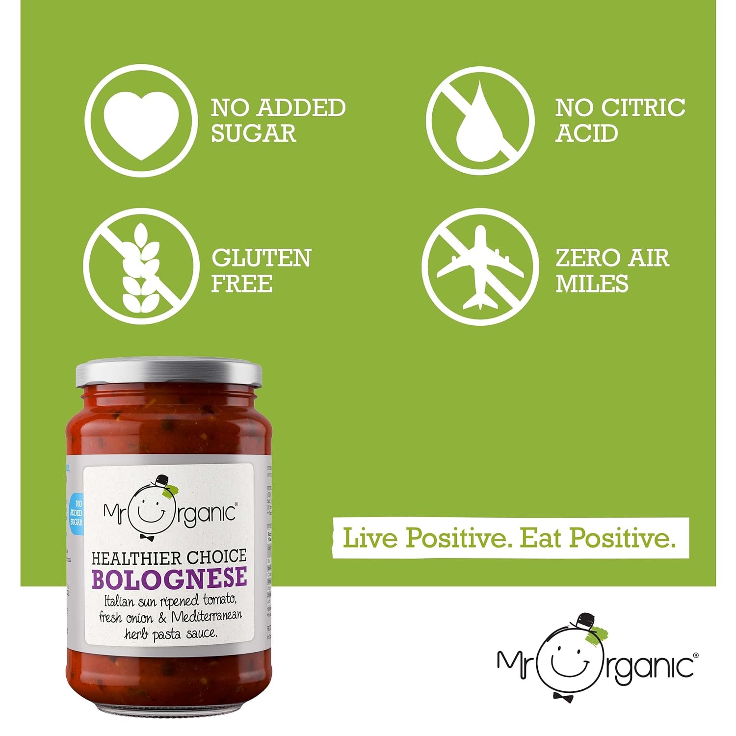 Bolognese Pasta Sauce 350g - Mr Organic - Pasta Sauce - Eco Natural Products