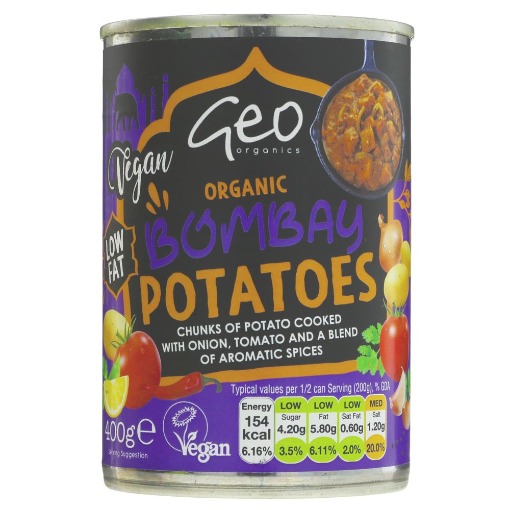 Bombay Potatoes 400g - Eco Natural Products - Geo Organics - Bombay Potatoes