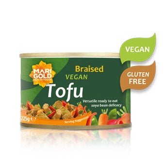 Braised Tofu Cans 225g - Marigold - Meat Alternative - Eco Natural Products