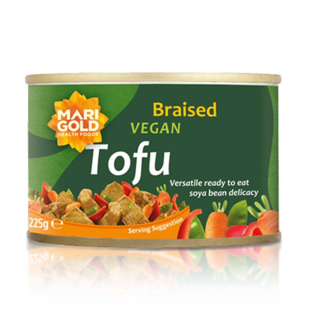 Braised Tofu Cans 225g - Marigold - Meat Alternative - Marigold