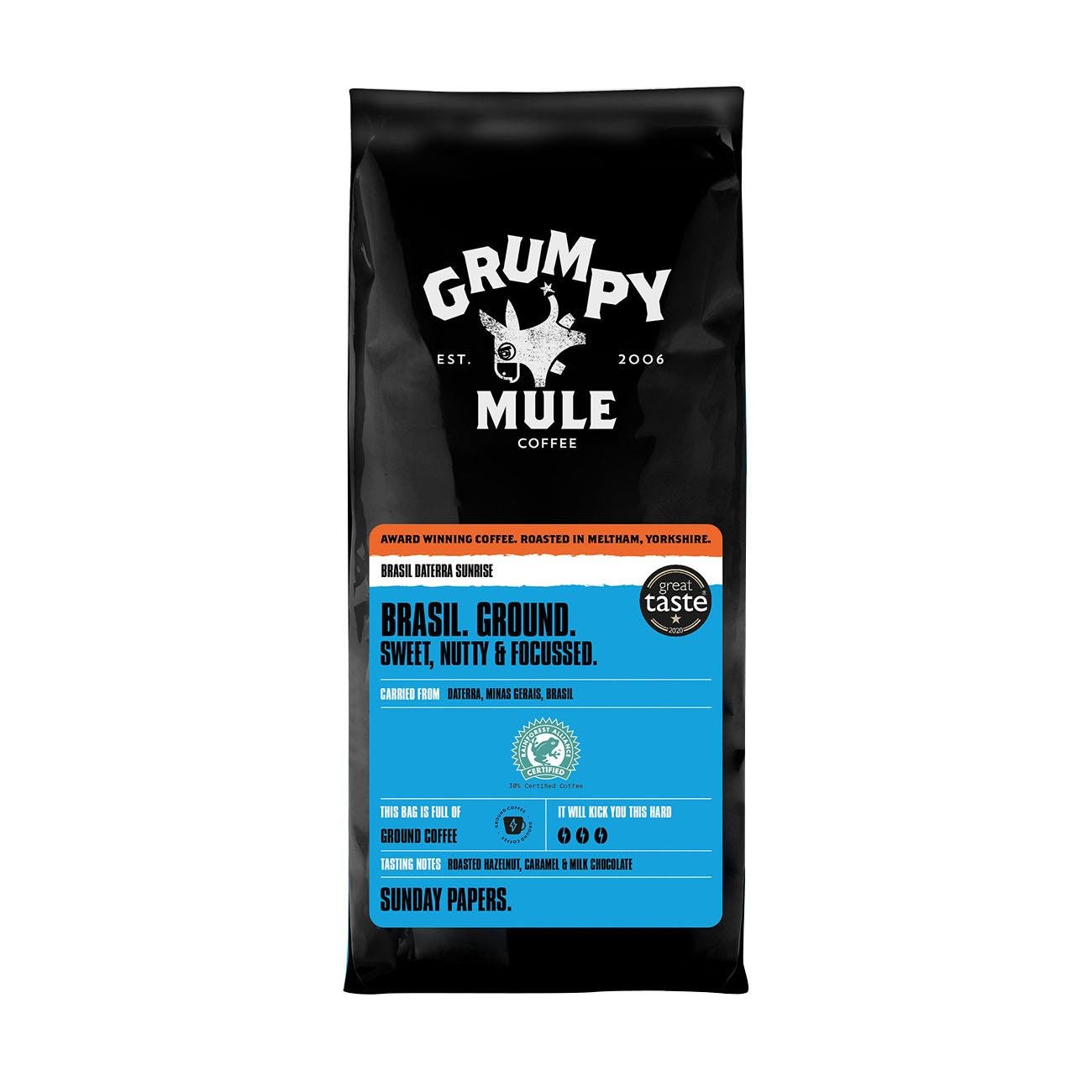 Brasil Daterra Sunrise Ground Coffee 227g - Eco Natural Products - Grumpy Mule Coffee - Coffee