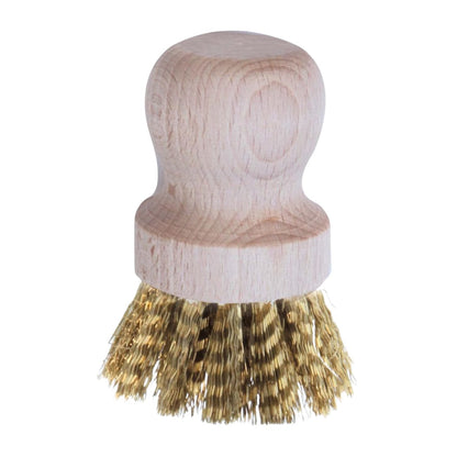 Brass Pan Brush - La Droguerie Ecologique - Washing Up Brush - Eco Natural Products