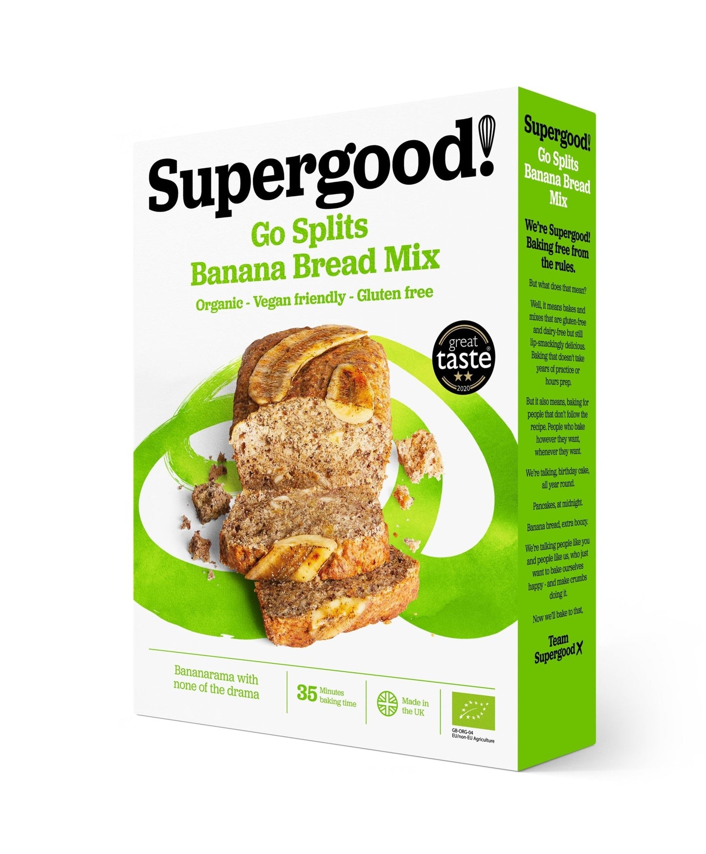 Bread Mix Go Splits Banana 250g - Supergood - Baking Mix - Eco Natural Products