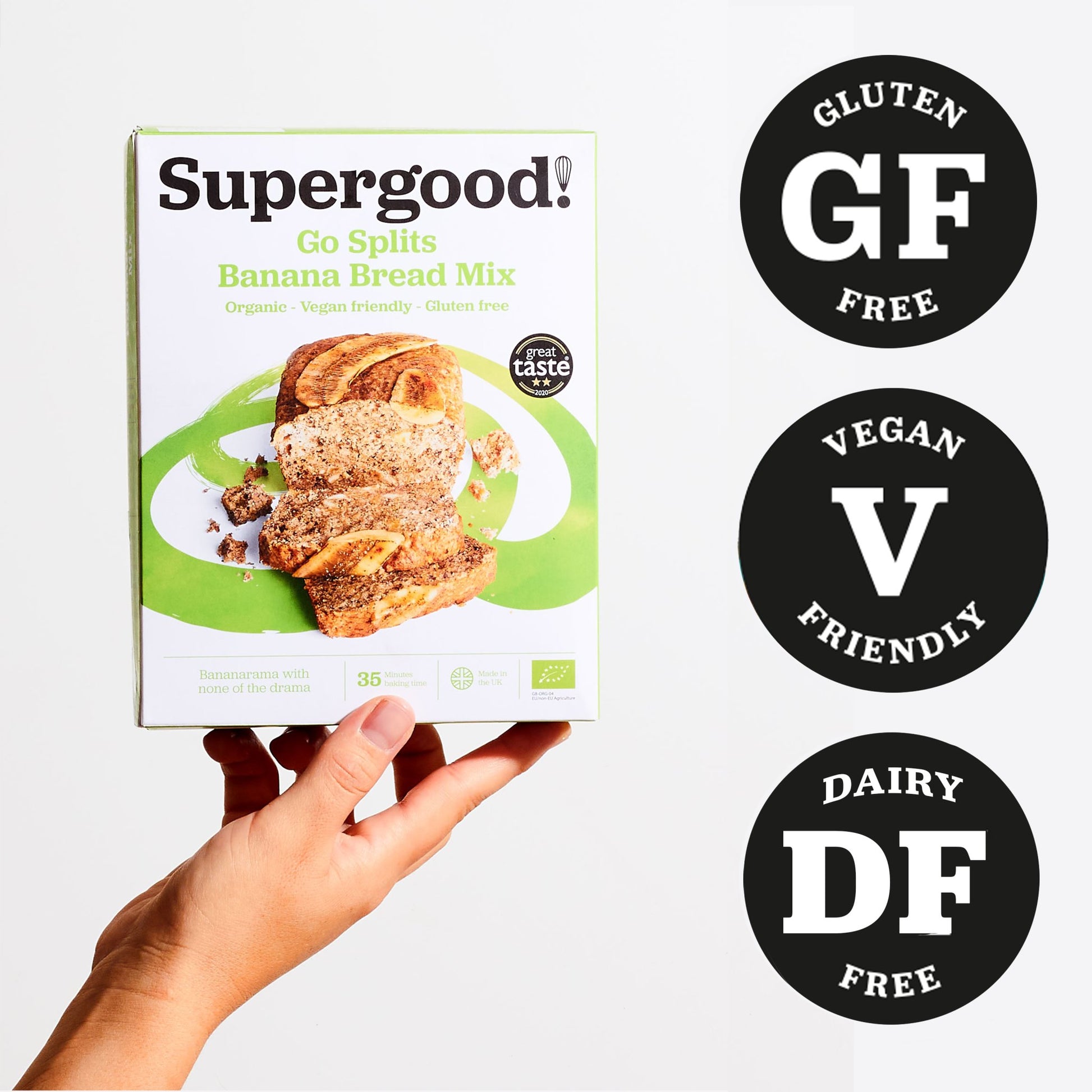 Bread Mix Go Splits Banana 250g - Supergood - Baking Mix - Eco Natural Products