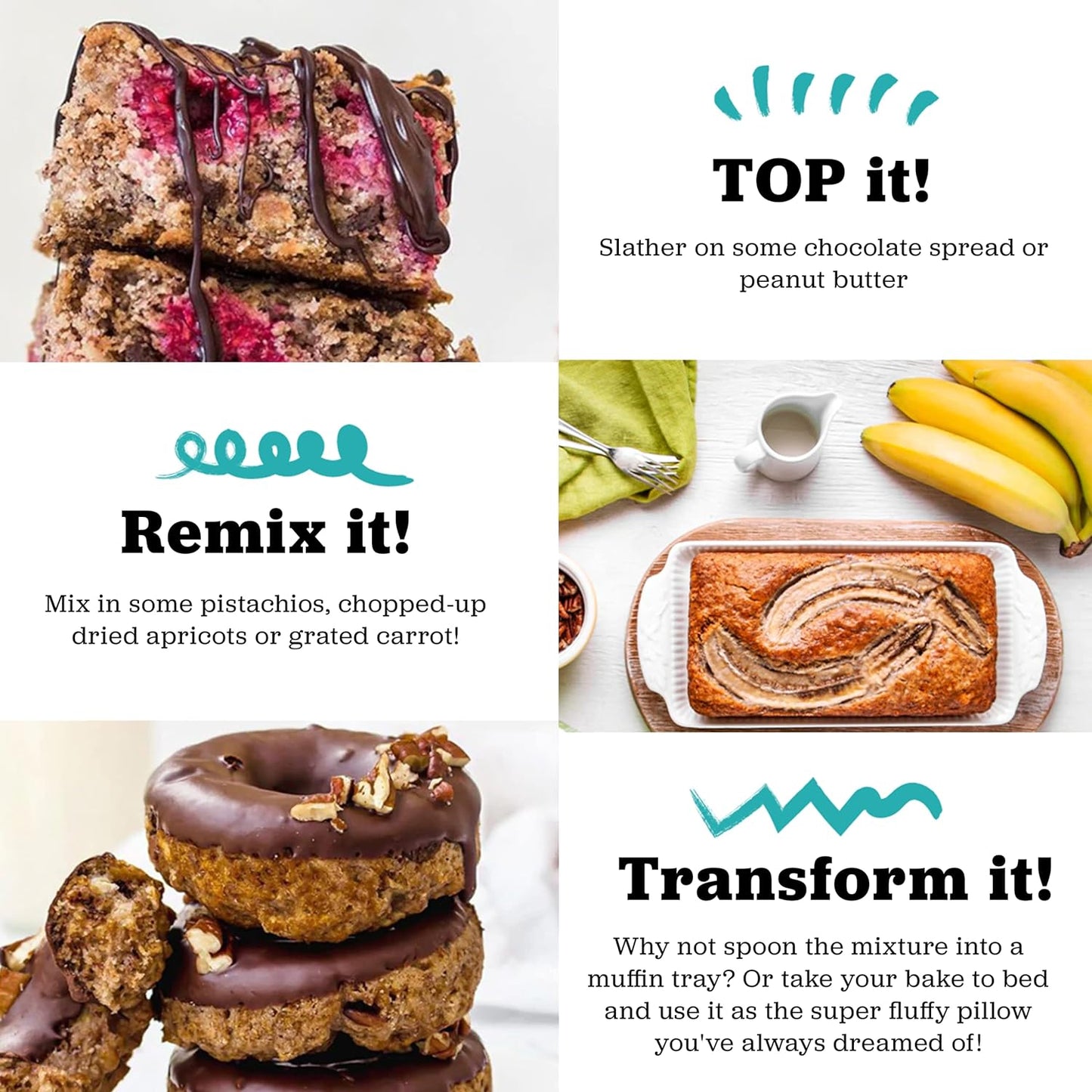 Bread Mix Go Splits Banana 250g - Supergood - Baking Mix - Eco Natural Products