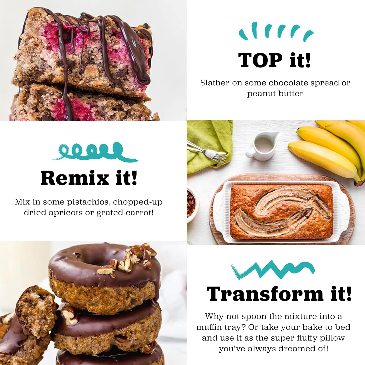 Bread Mix Go Splits Banana 250g - Supergood - Baking Mix - Eco Natural Products