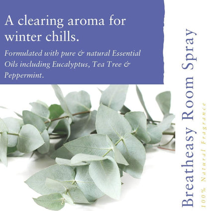 Breatheasy Natural Room Spray 30ml - Absolute Aromas - Air Spray - Eco Natural Products