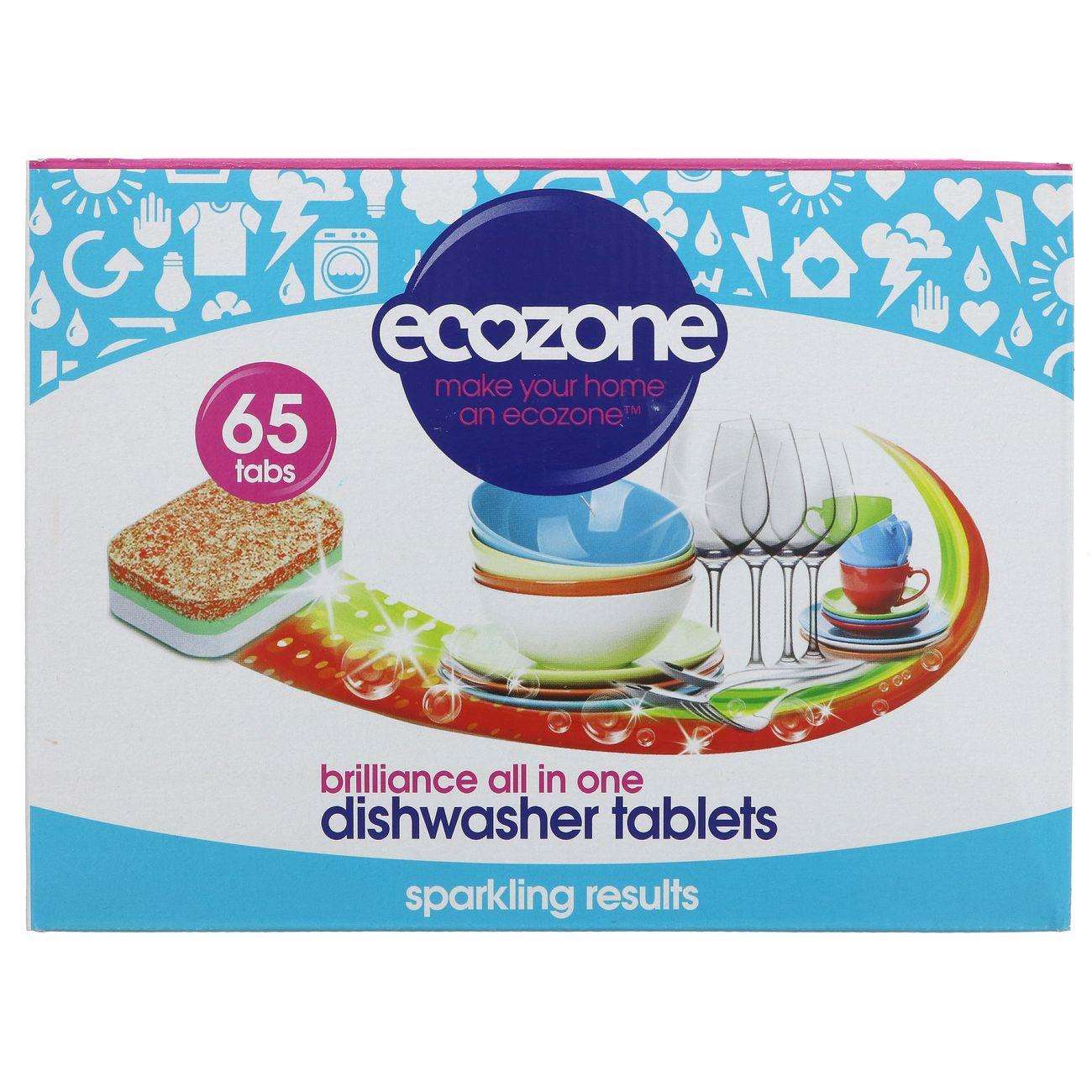 Brilliance Dishwasher 65 Tablets - Eco Natural Products - Ecozone - 