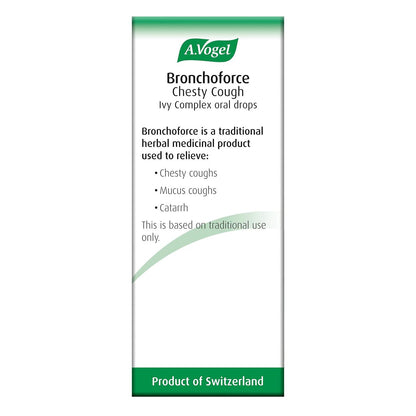 Bronchoforce Chesty Cough Ivy Complex Oral Drop 50ml - A. Vogel - Oral Drop - Eco Natural Products