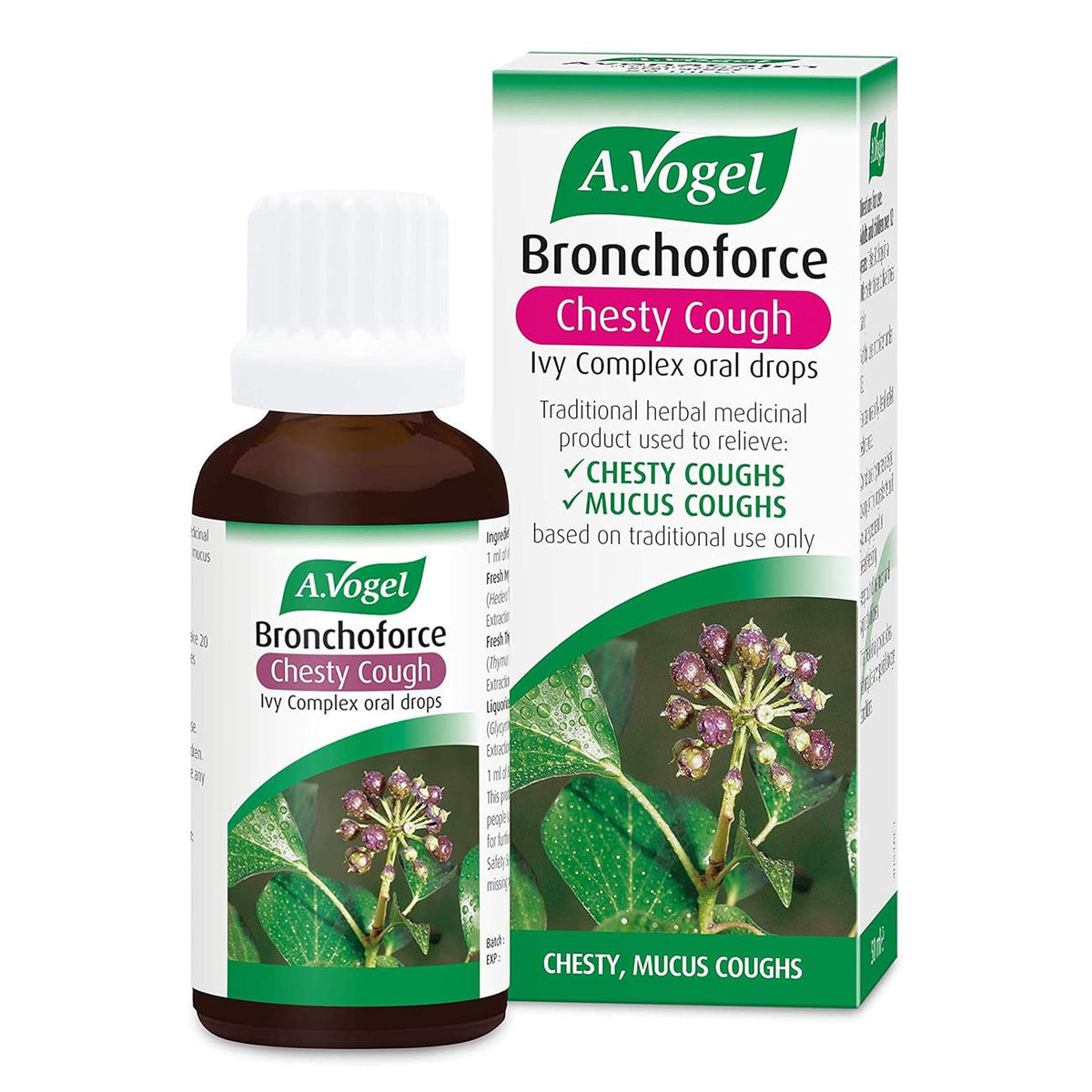 Bronchoforce Chesty Cough Ivy Complex Oral Drop 50ml - A. Vogel - Oral Drop - Eco Natural Products