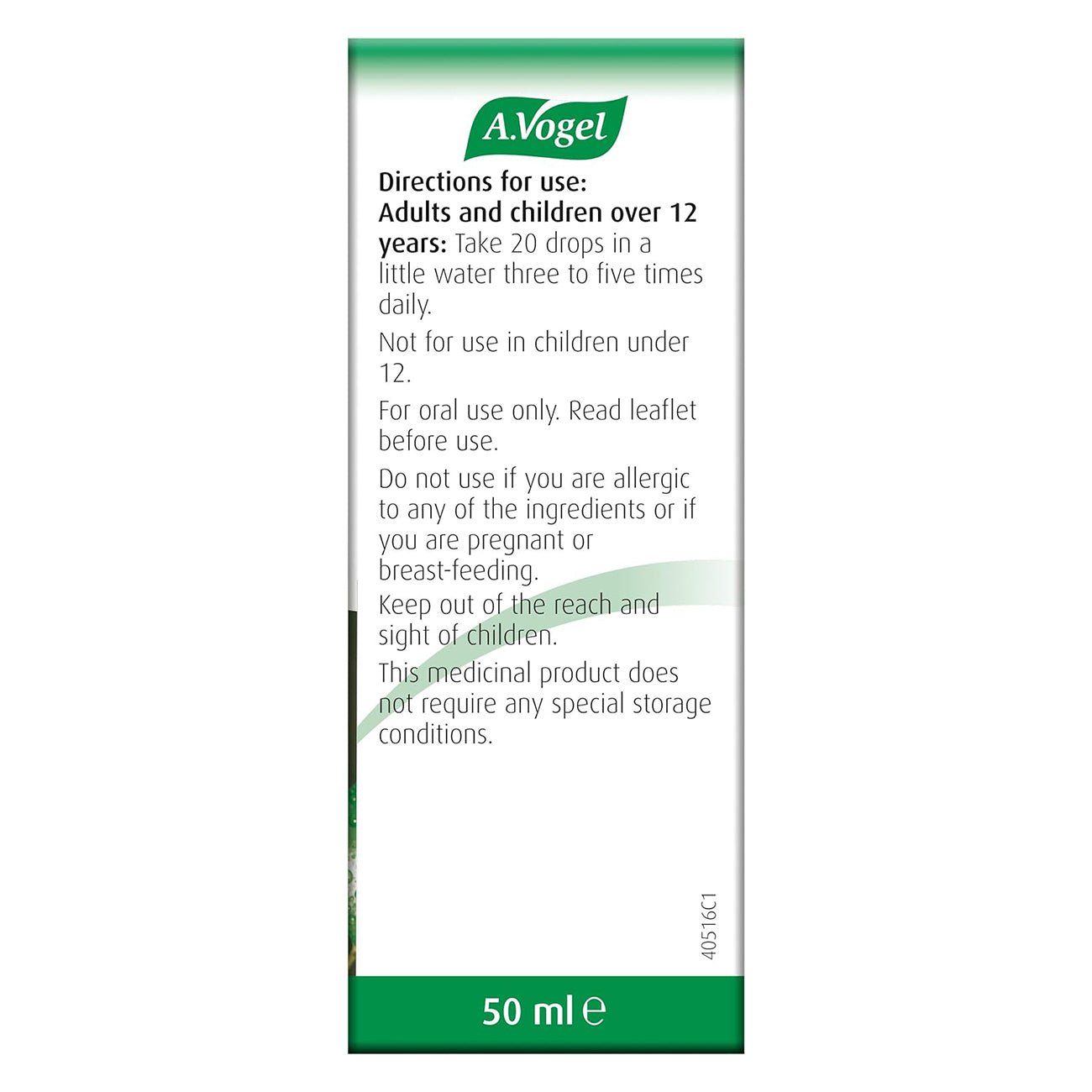 Bronchoforce Chesty Cough Ivy Complex Oral Drop 50ml - Eco Natural Products - A. Vogel - Oral Drop